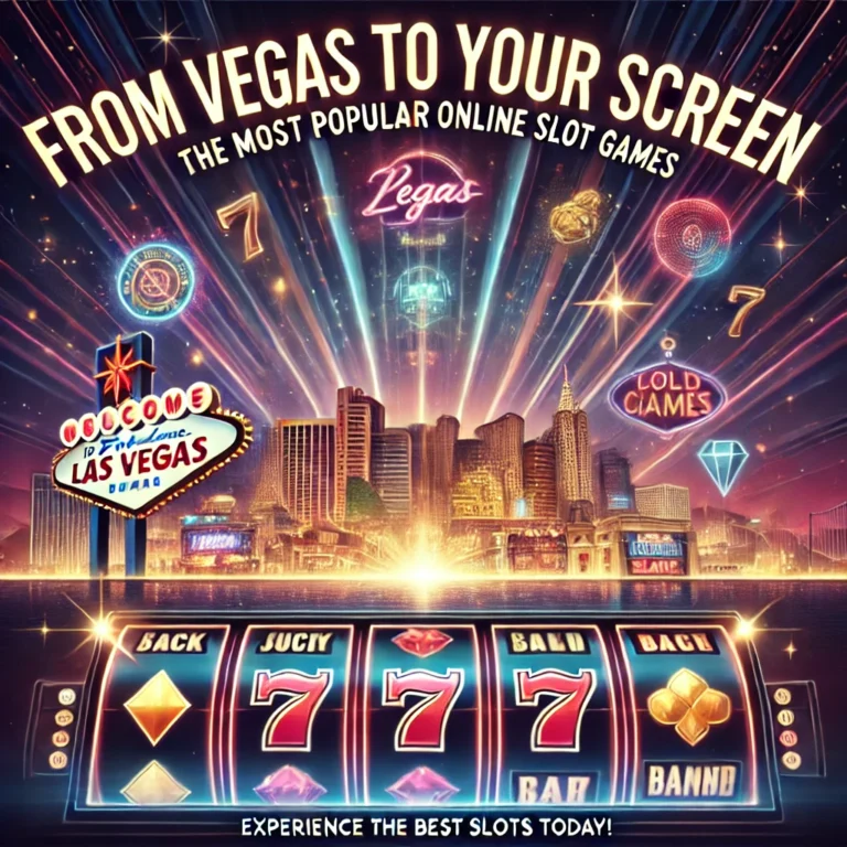 From Vegas to Your Screen: The Most Popular Online Slot Games