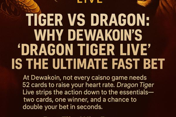 Tiger vs Dragon: Why Dewakoin’s “Dragon Tiger Live” Is the Ultimate Fast Bet