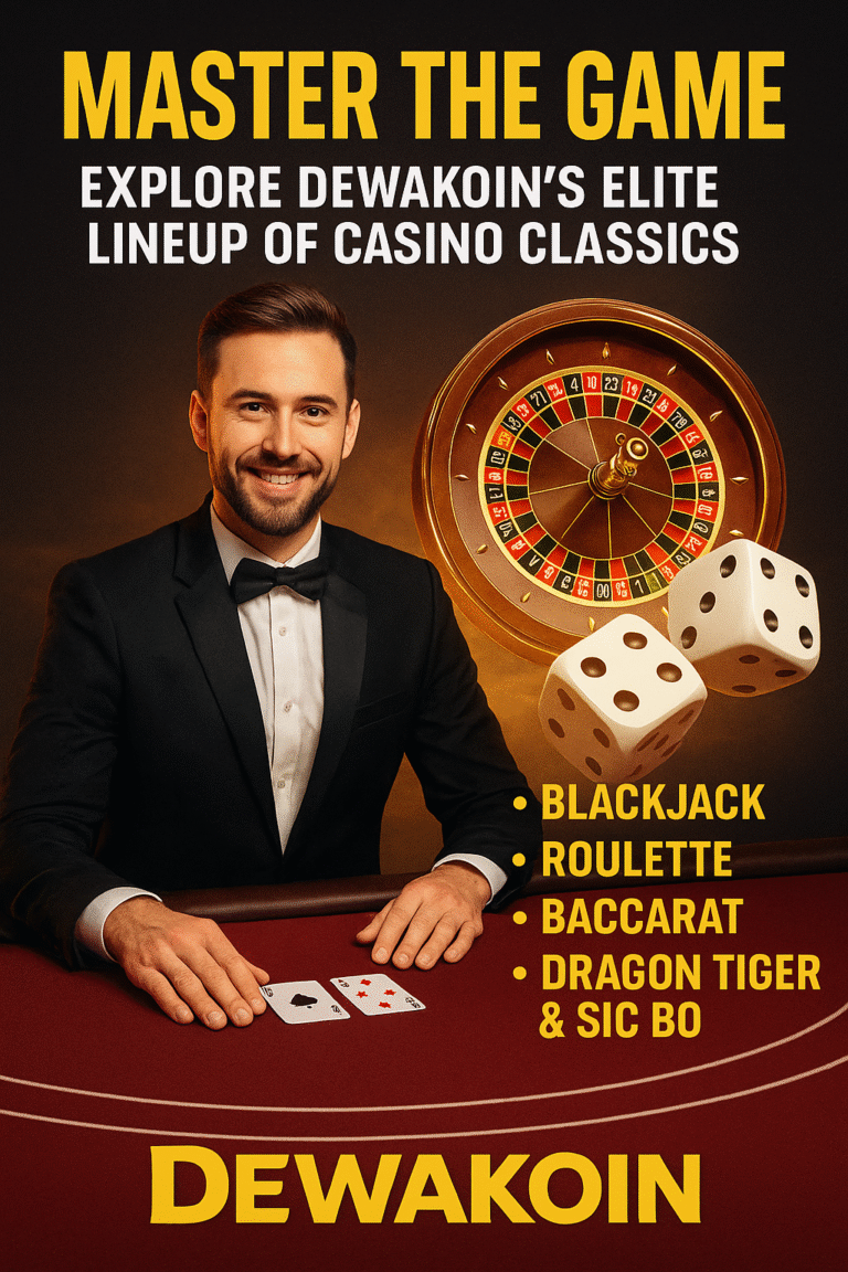 Master the Game: Explore Dewakoin’s Elite Lineup of Casino Classics