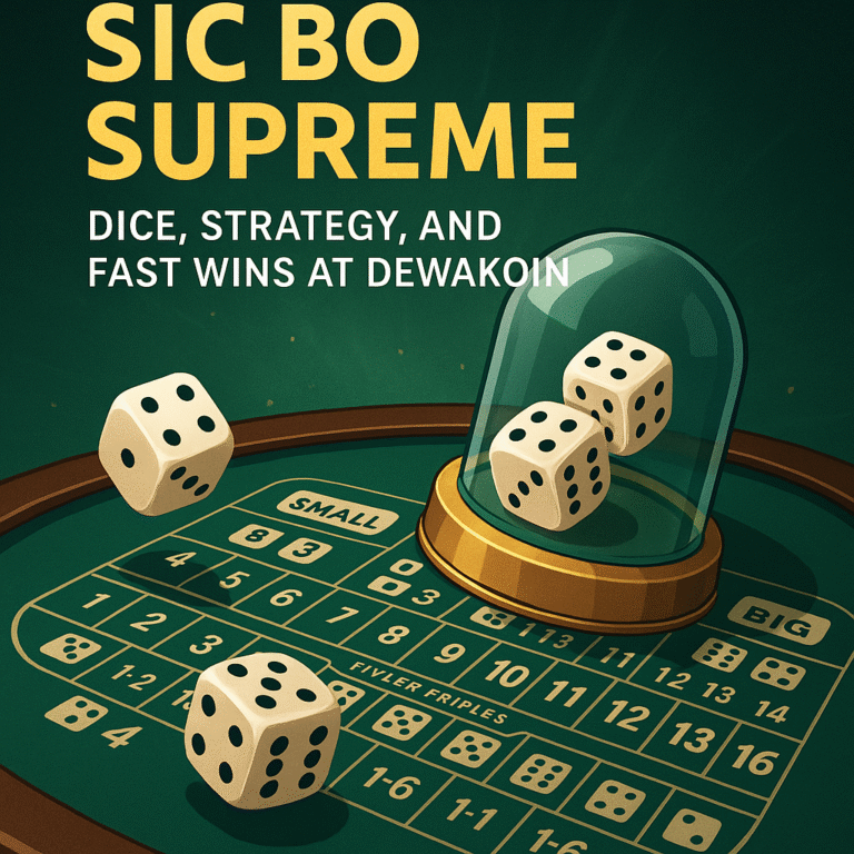 Sic Bo Supreme: Dice, Strategy, and Fast Wins at Dewakoin