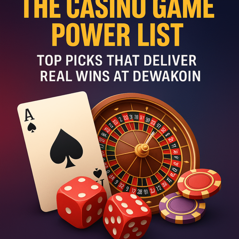 The Casino Game Power List: Top Picks That Deliver Real Wins at Dewakoin