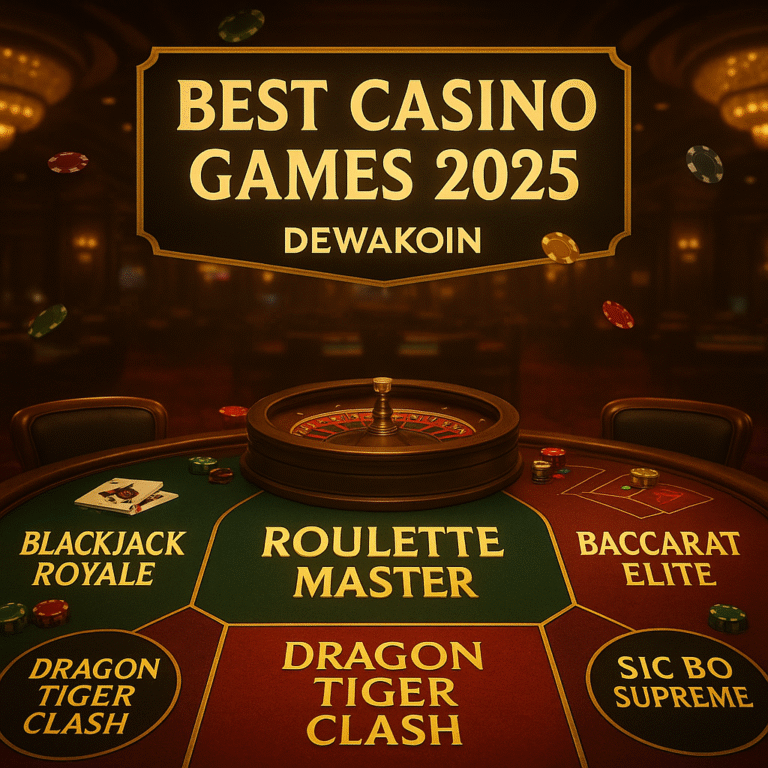 Best Casino Games 2025: The Ultimate Picks to Play and Win at Dewakoin