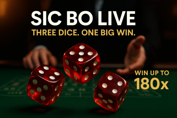 Sic Bo Live: Three Dice, Endless Possibilities