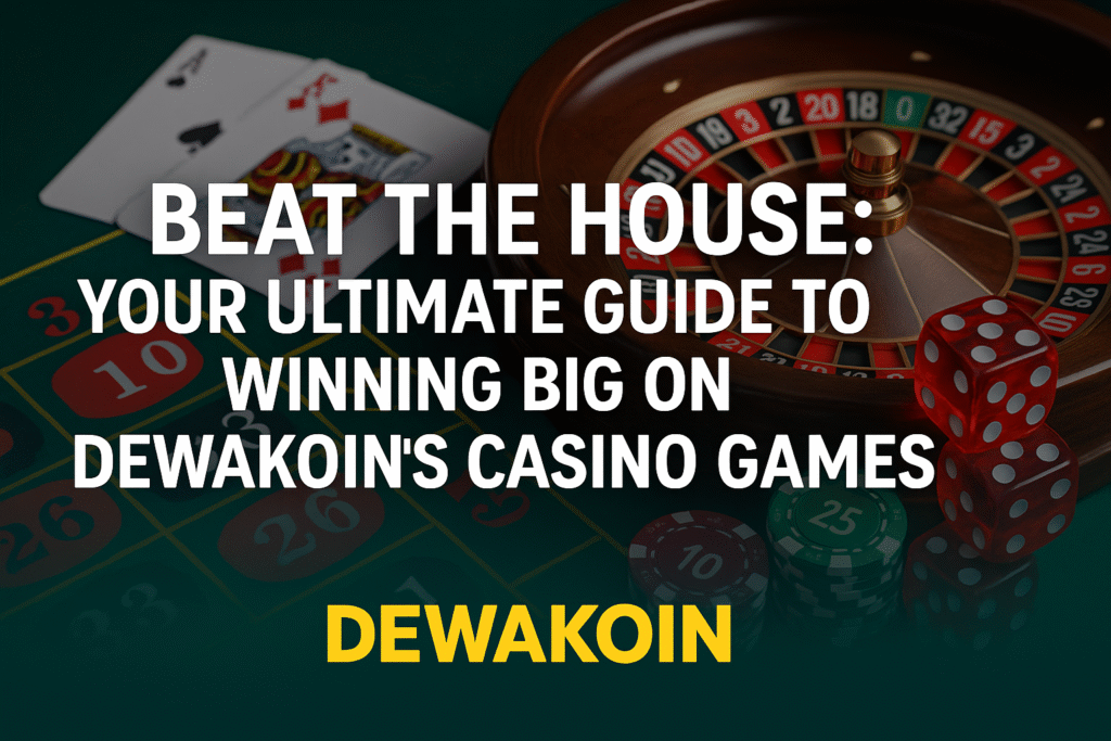 Beat the House: Your Ultimate Guide to Winning Big on Dewakoin’s Casino Games