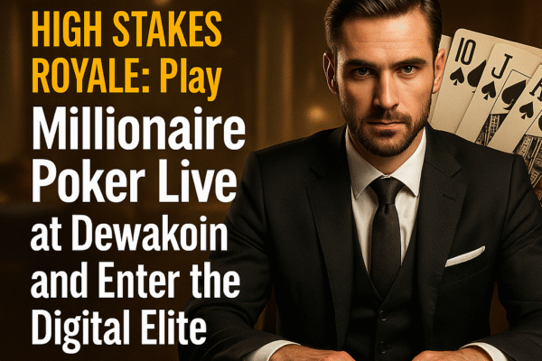 High Stakes Royale: Play “Millionaire Poker Live” at Dewakoin and Enter the Digital Elite